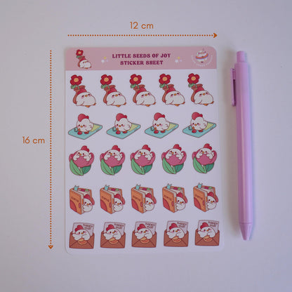 Little Seeds of Joy sticker sheet