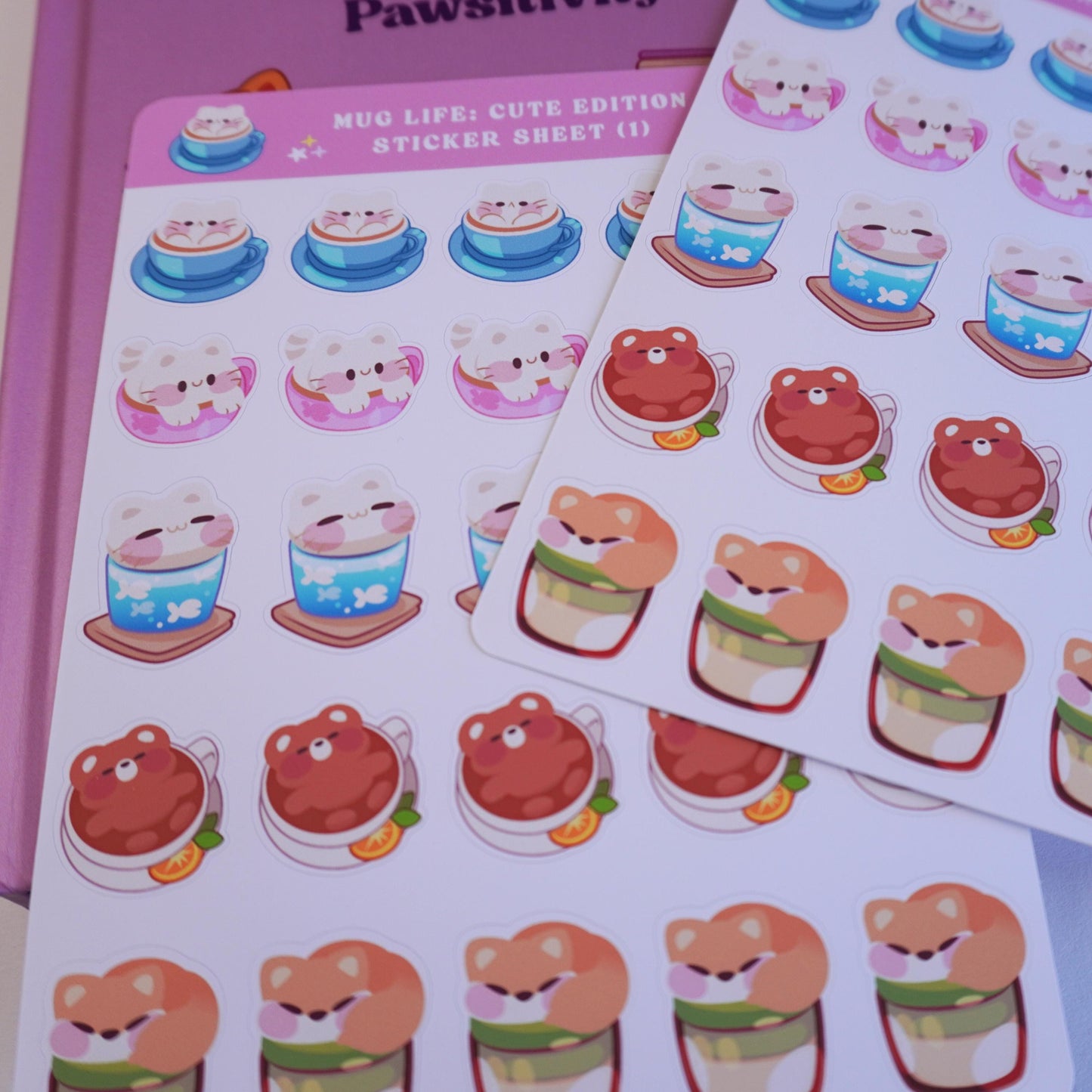 Mug Life: Cute Edition (1) sticker sheet