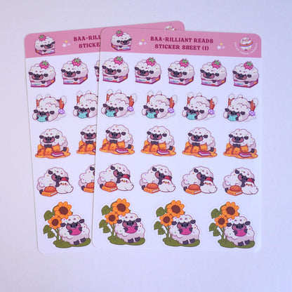 Baa-rilliant Reads (1) sticker sheet