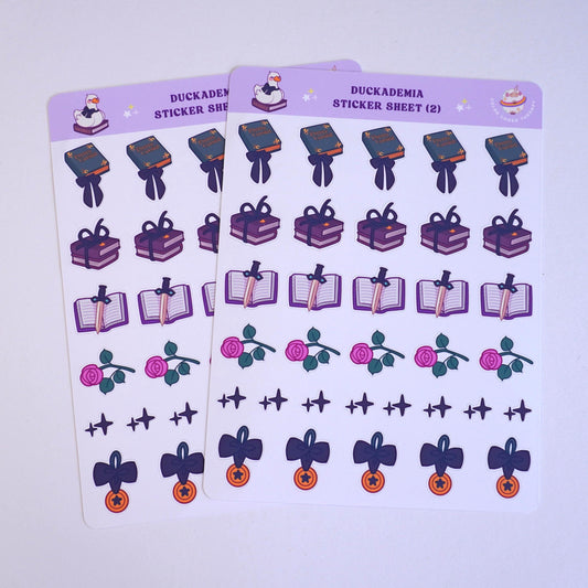 Duckademia (2) sticker sheet