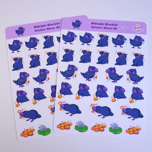 Midnight Mischief (2) sticker sheet