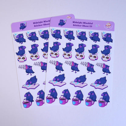 Midnight Mischief (1) sticker sheet