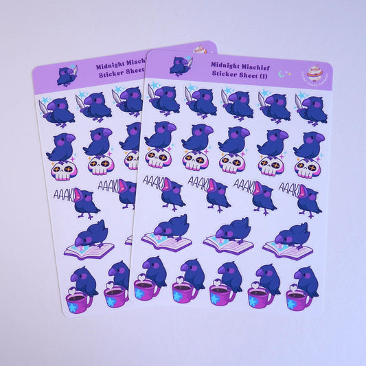 Midnight Mischief (1) sticker sheet