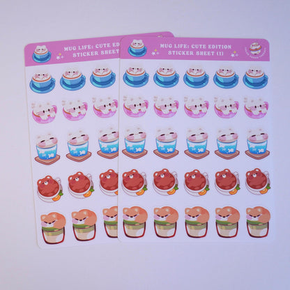 Mug Life: Cute Edition (1) sticker sheet