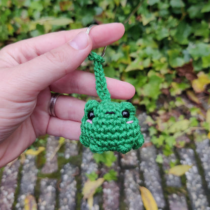 Blushy frog keychain & bag charm