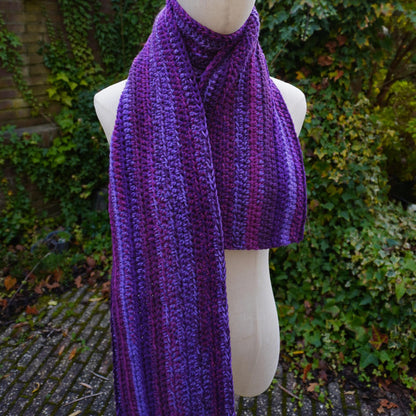 Purple Cat Ear Beanie and Scarf Set