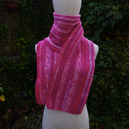 Pink Cat Ear Beanie and Scarf Set