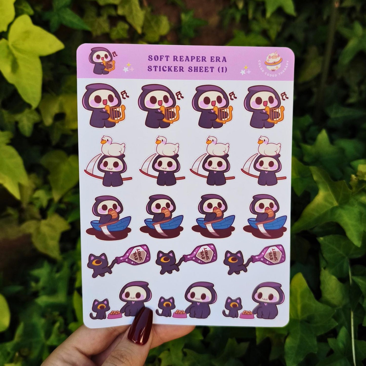 Soft reaper era (1) sticker sheet