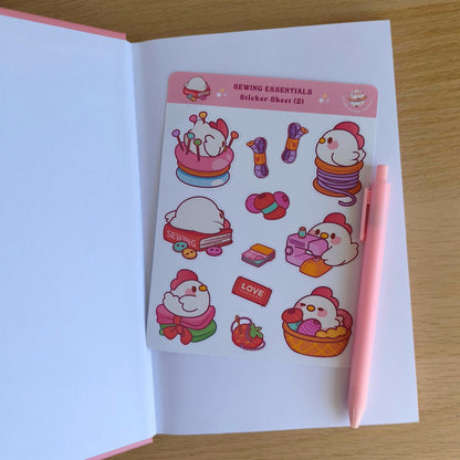 Sewing essentials (2) sticker sheet