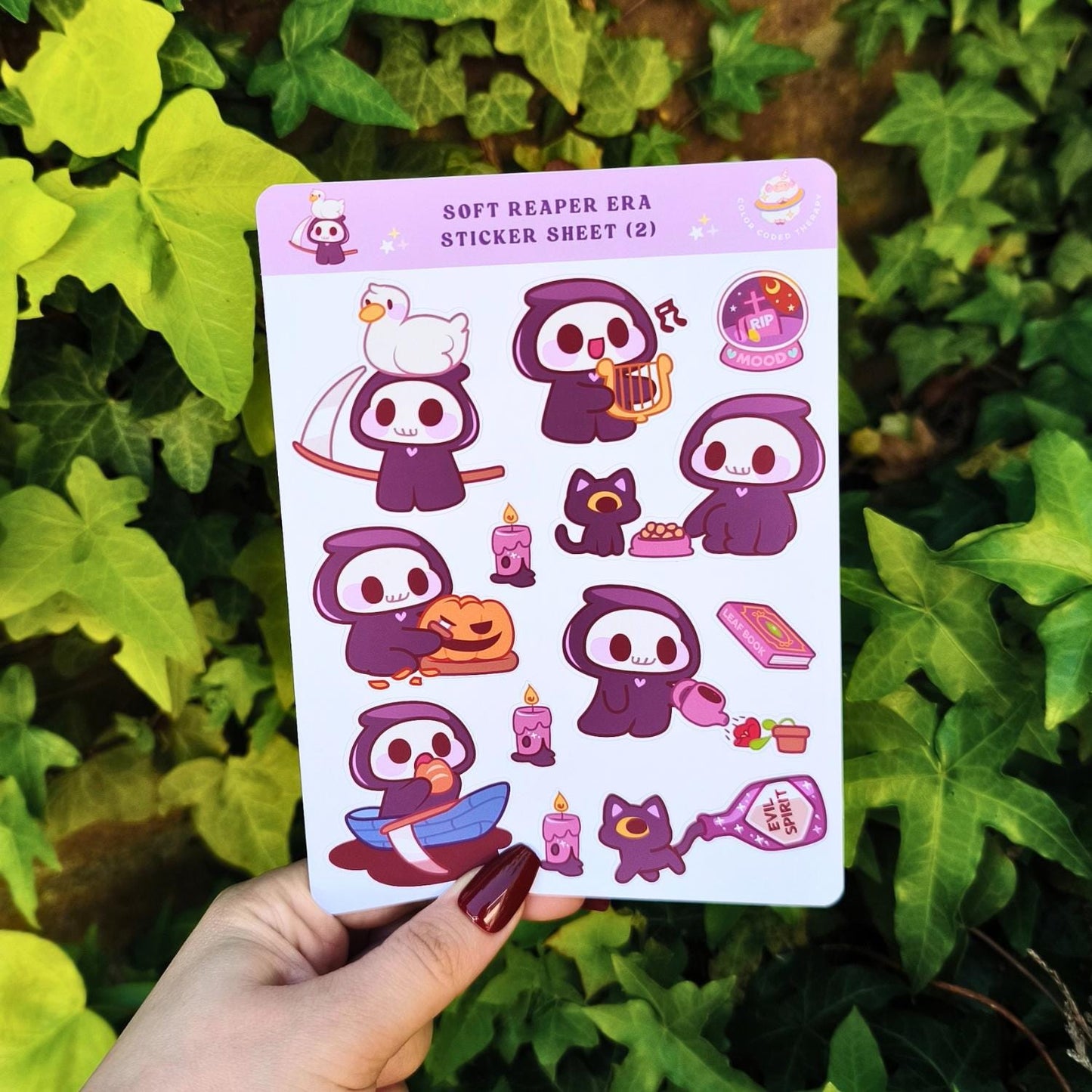 Soft reaper era (2) sticker sheet