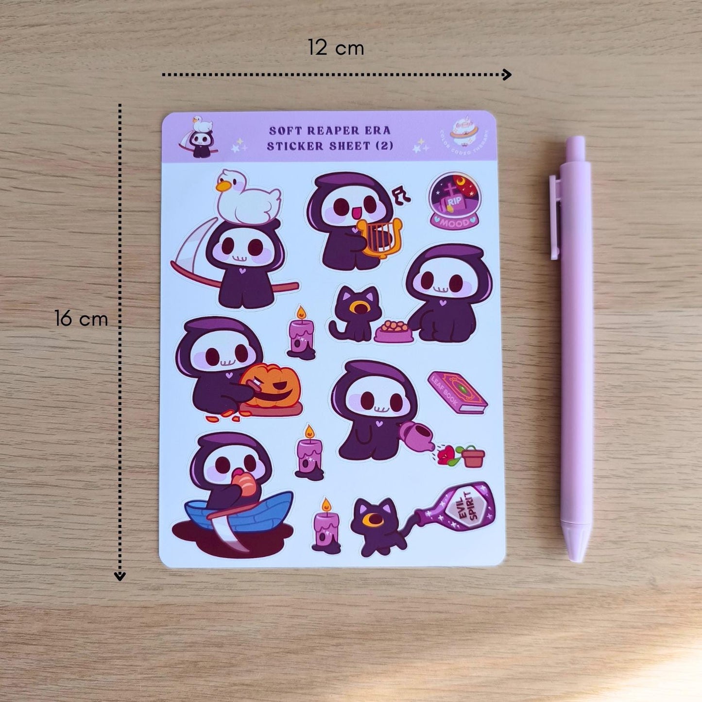 Soft reaper era (2) sticker sheet