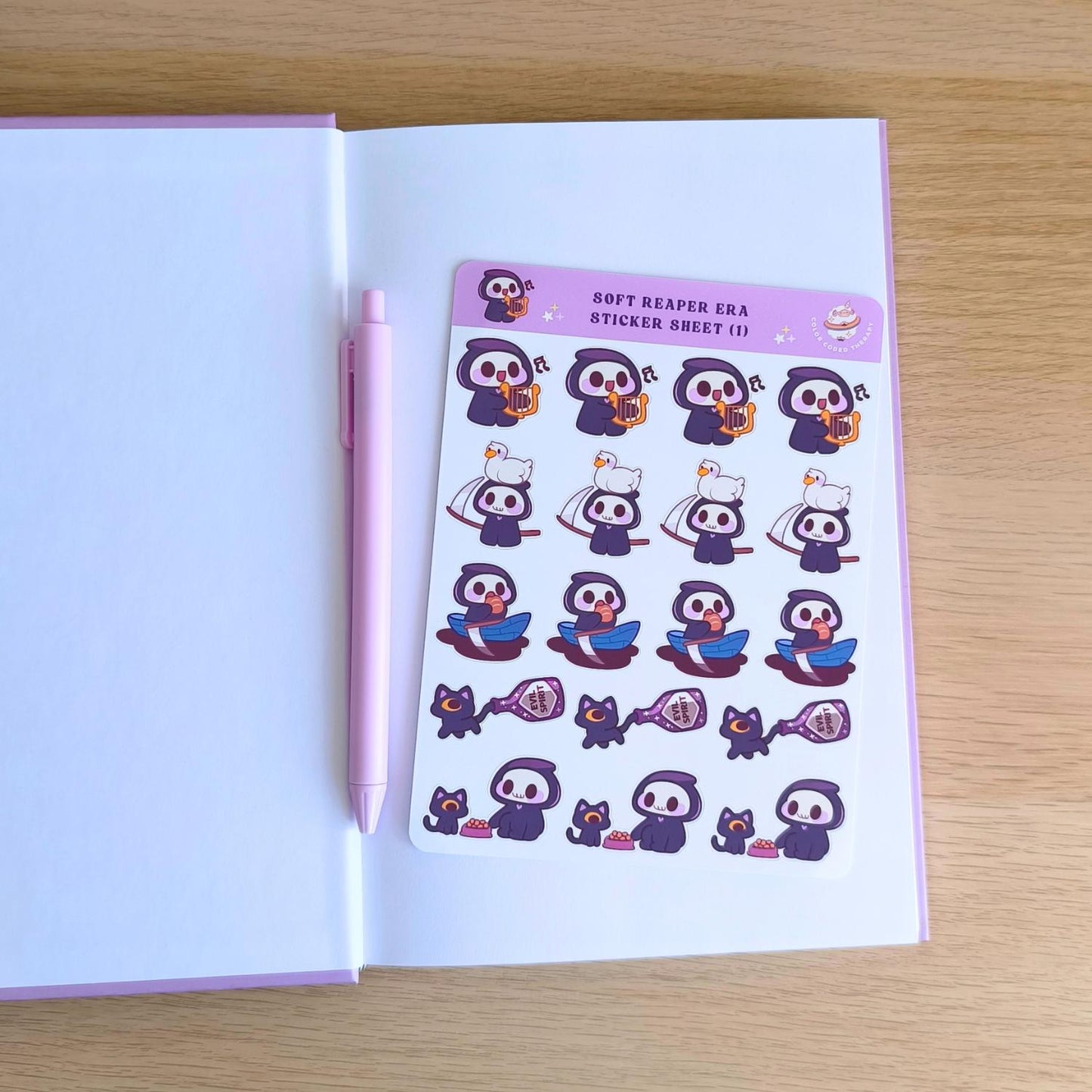 Soft reaper era (1) sticker sheet