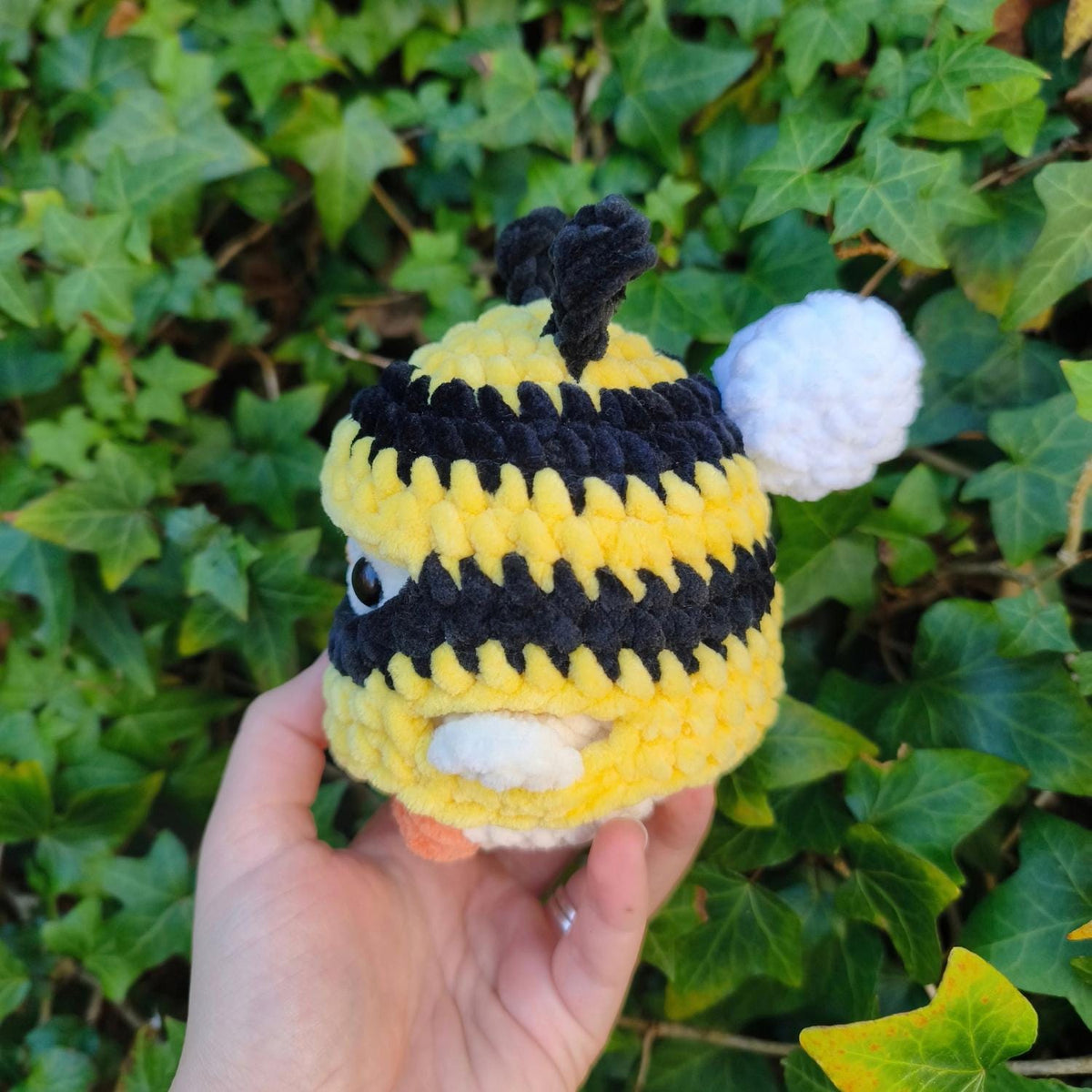 Chicken cosplaying bumblebee