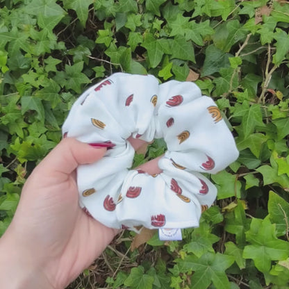 Boho regenboog scrunchie