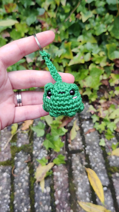 Blushy frog keychain & bag charm