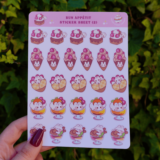 Bun appetit (2) sticker sheet