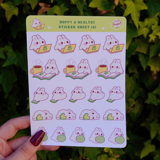 Hoppy and Healthy (2) stickervel